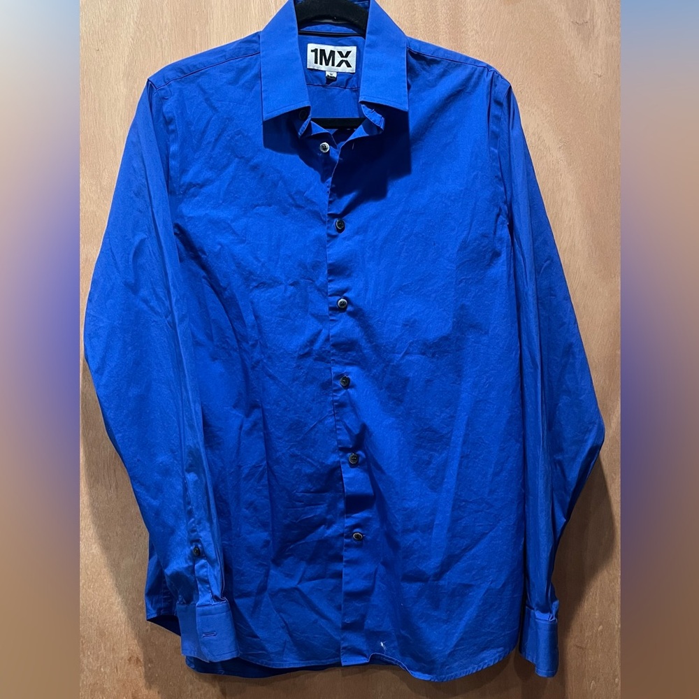 Express Royal Blue Dress Shirt- Excellent condition